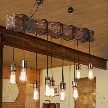 rustic wooden ceiling lights