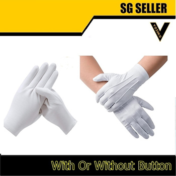 white cotton gloves for medical use