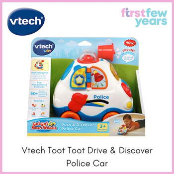 Vtech drive and store discover police car