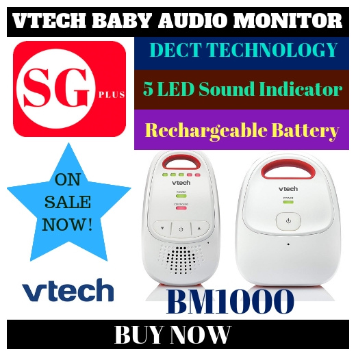 Qoo10 Vtech Digital Audio Baby Monitor Bm1000 Baby Maternity