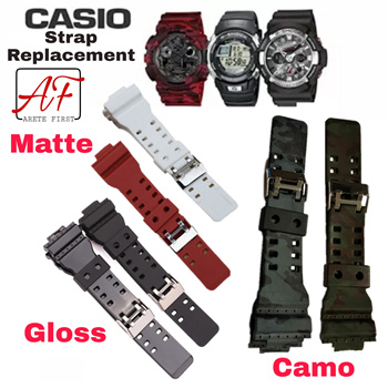 Casio sport watch hot sale bands replacement