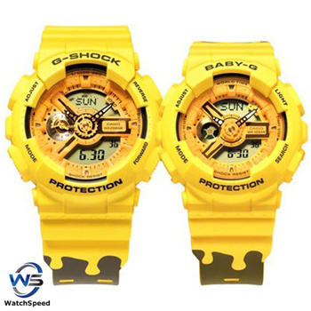 Casio g shock clearance baby g couple watch