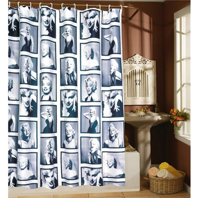 Waterproof Marilyn Monroe Pattern Home Bathroom Shower Curtain 180 180cm Nvie