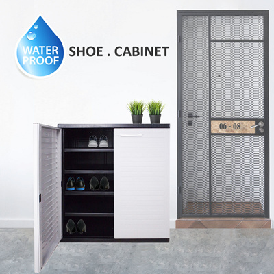 Qoo10 Waterproof Modern Shoe Cabinet Heavy Duty Plastic Shoe