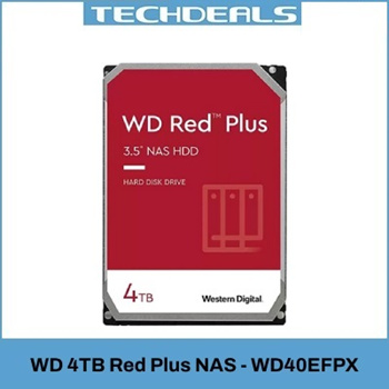 Qoo10 - [Brand New] WD WD40EFPX Red Plus 4TB 3.5 NAS SATA HDD