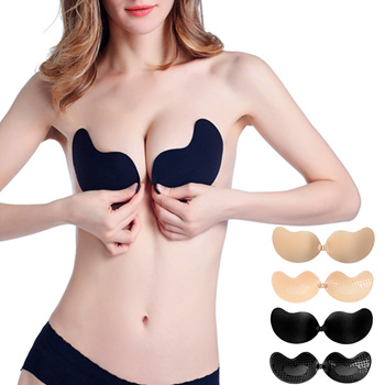 Qoo10 - [Week Deal] Comfortable Women Fly Bra Strapless Silicone Push Up  Invis : Lingerie & Sleep