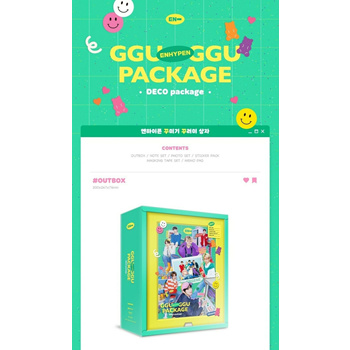 新作登場お得ENHYPEN GGU GGU PACKAGE DECO package K-POP/アジア