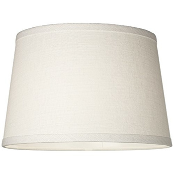 white linen lamp