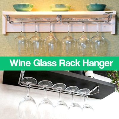 Qoo10 Wine Glass Rack Kitchen Dining