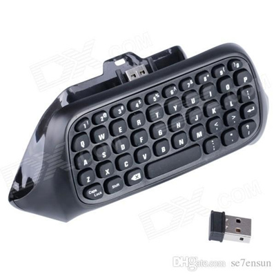 Wireless 47 Key Keyboard For Xbox One Controller Black - 