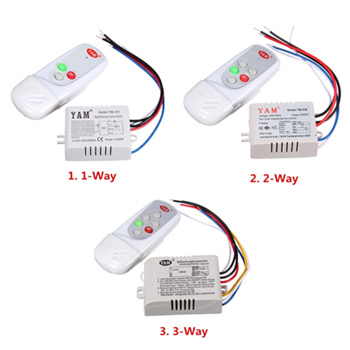 220v Wireless Digital Remote Control Switch 3 Way