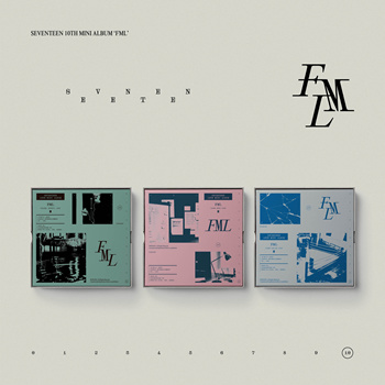 [US$44.30]With Q10 exclusive benefits / SEVENTEEN 10th Mini Album [FML] /  Set of 3