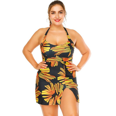 plus size swimming dress