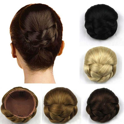 Qoo10 Womens Hairstyle Chignon Black Brown Hair Extension Updo