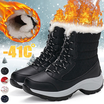 Fur lined winter on sale boots