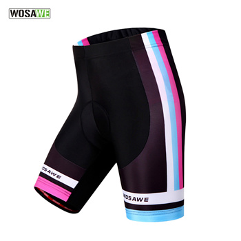 WOSAWE Women's Padded Cycling Shorts Shockproof MTB Bicycle Shorts