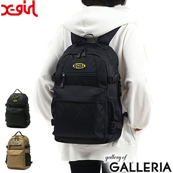 Qoo10 - X-girl backpack X-girl backpack OVAL LOGO BACKPACK School