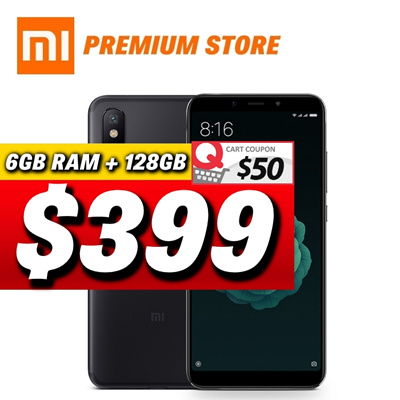 Qoo10 Xiaomi Mi A2 6gb Ram 128gb Black Singapore - 