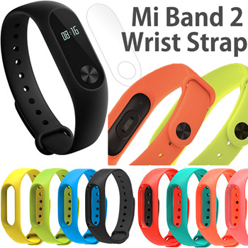 Qoo10 - Xiaomi Mi Band 2 Wrist Strap Miband 2 Screen Protector Film  Silicone S : Cell Phones/Smar