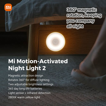 Xiaomi Motion-Activated Night Light 2 with Dual Sensor & Magnetic