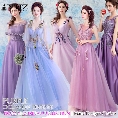 royal purple color dress