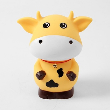 Qoo10 Yobi World Cow Piggy Bank Large Yellow Happy Savings Happy