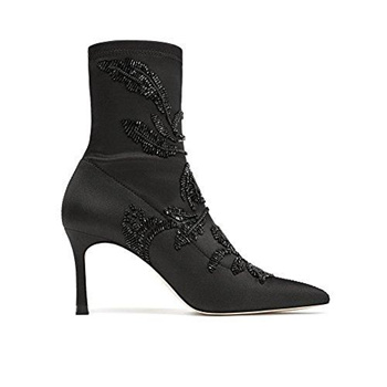 Satin boots hot sale zara