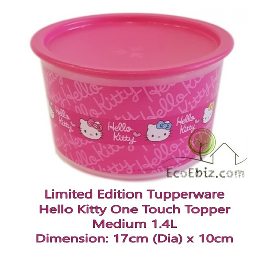 TUPPERWARE Limited edition Hello Kitty One Touch Collection 4in1 Set