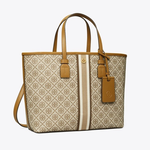 Qoo10 - TORY BURCH T MONOGRAM COATED CANVAS SMALL TOTE BAG 81963☆100%  AUTHENTI : Bag & Wallet