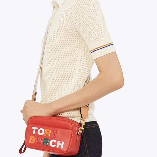 Qoo10 - TORY BURCH PERRY COLOR BLOCK DOUBLE ZIP MINI BAG 56604, 53074☆100%  AUT : Bag & Wallet