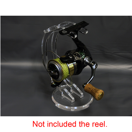 Details about   New Clear Baitcasting Reel Stand Case Holder For Fishing Reels Abu Shimano Daiwa 
