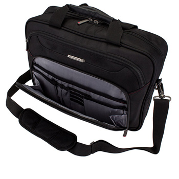 samsonite leather checkpoint friendly brief