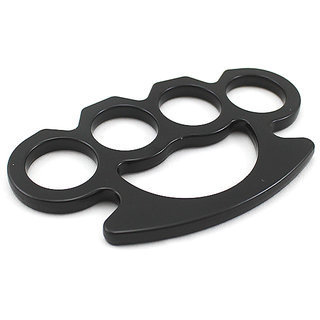 Sleek Rounded Black Brass Knuckle Self Defense Paper Weight, Size: 2 inch  at Rs 10000 in Delhi