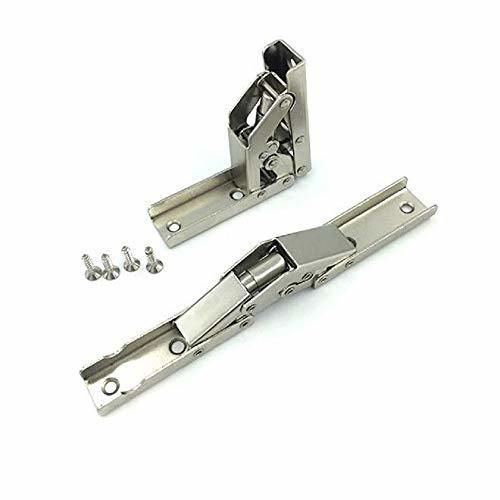 90 Degree Folding Door/Shelf Hinge Hidden Bracket Table Holder Furniture  Parts(2pc)