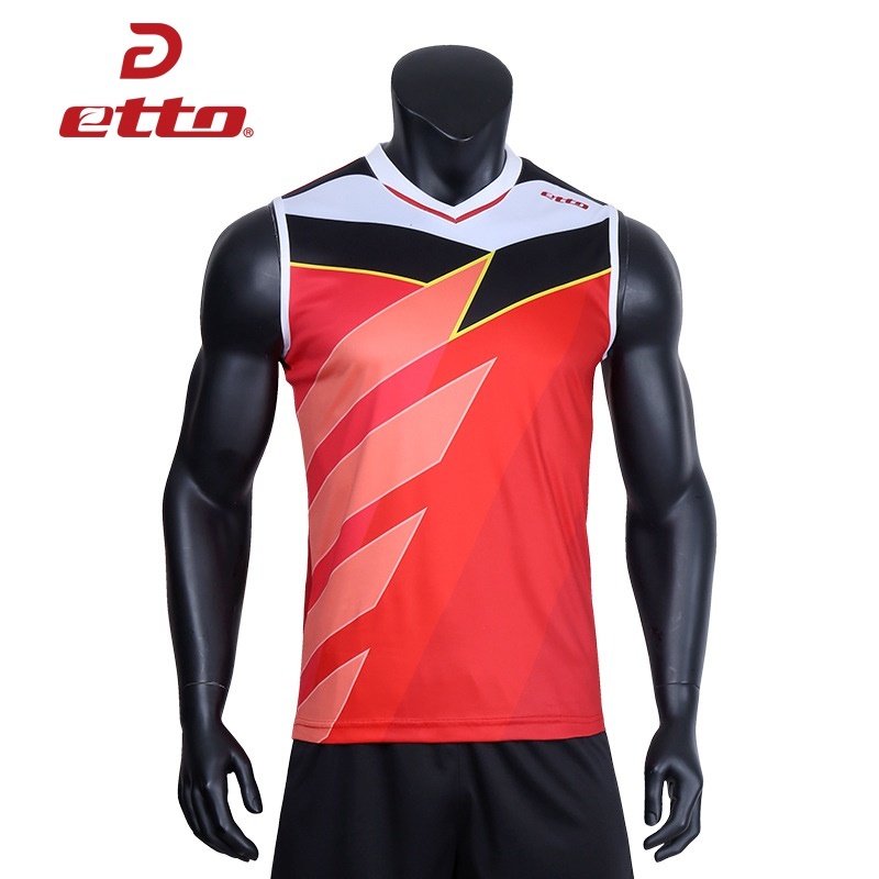 Qoo10 - Etto Professional Men Sleeveless Volleyball Jersey Quick Dry ...