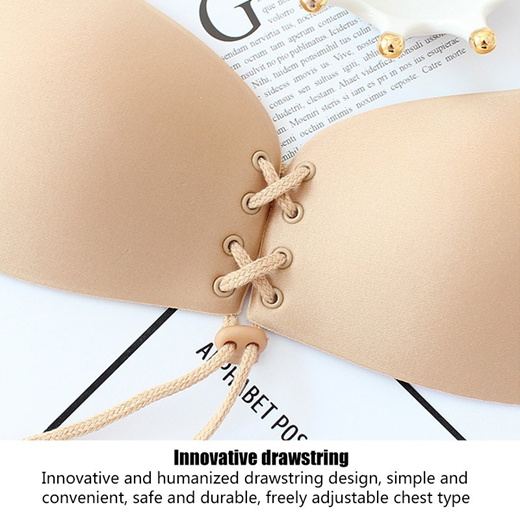 Qoo10 - outlet Seamless Wireless Adhesive Sticky Bra Strapless Push Up Bras  Wo : Lingerie & Sleep