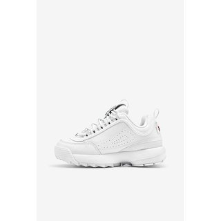 fila disruptor ii white leather