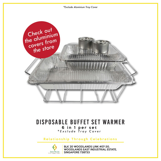 Disposable Buffet Food Warmer Set, Disposable Buffet Warmers