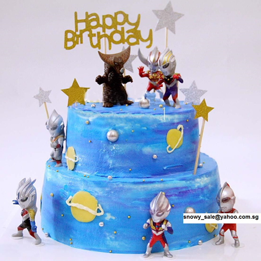 Qoo10 Ultraman Cake Topper Toys