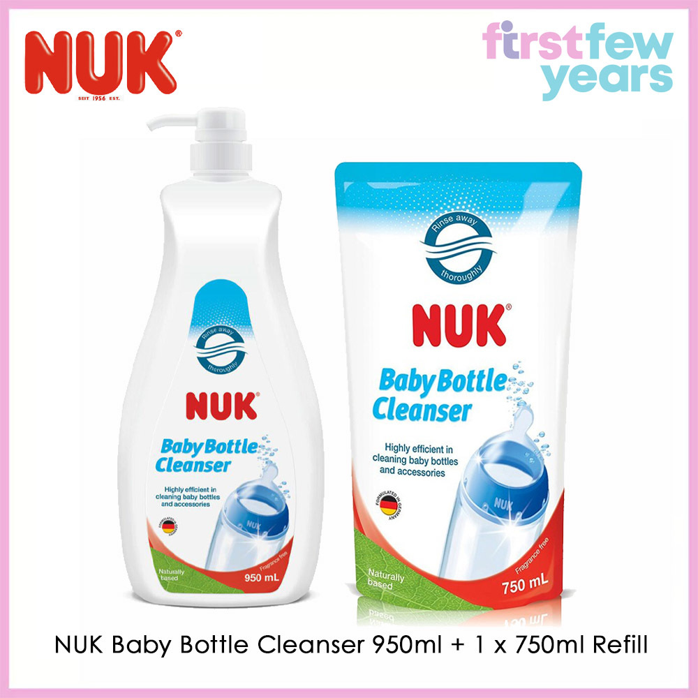 nuk baby bottle cleanser 950ml