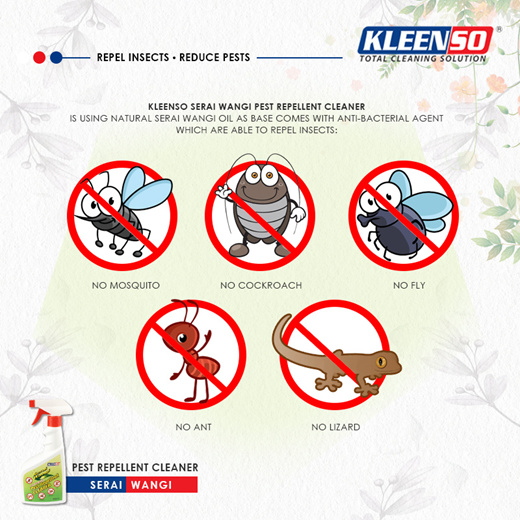 Qoo10 - Kleenso Cat Repellent and Kleenso Serai Wangi Pest 