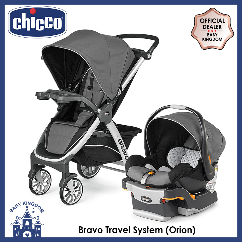 chicco bravo travel system champagne