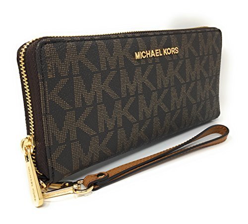 michael kors zip up wallet