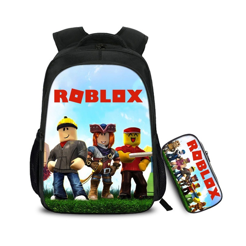 Qoo10 Best Selling Roblox Game Surrounding School Bag Korean Version Of Prim Kids Fashion - hario hat roblox