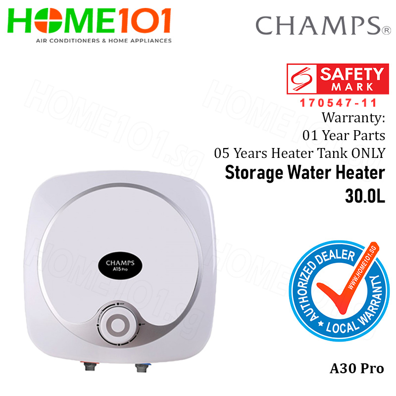 Qoo10 - Champs Storage Water Heater 15L / 30L [A15 Pro][A30 Pro ...