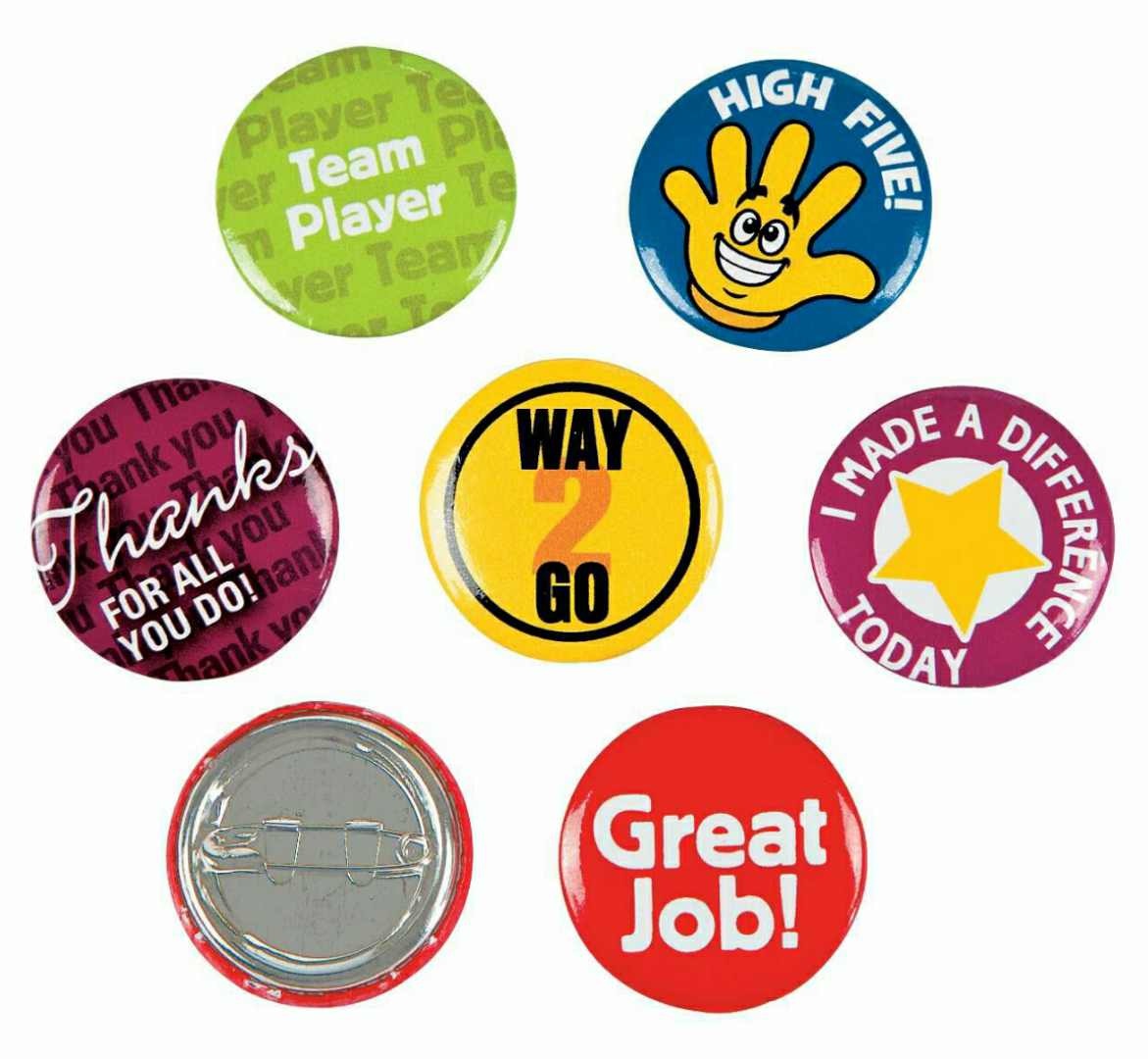 Qoo10 - Reward Buttons Pin Badges Mini Buttons Motivational Rewards ...