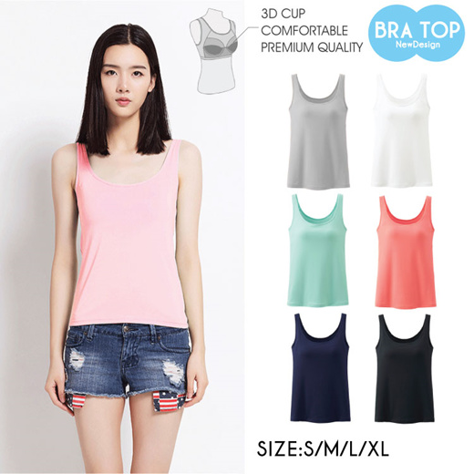 Qoo10 - 🌸Buy 3 Free shipping🌸High quality Bra Dress/Tank Top/Bra Top/ Padded  : Women's Clothing