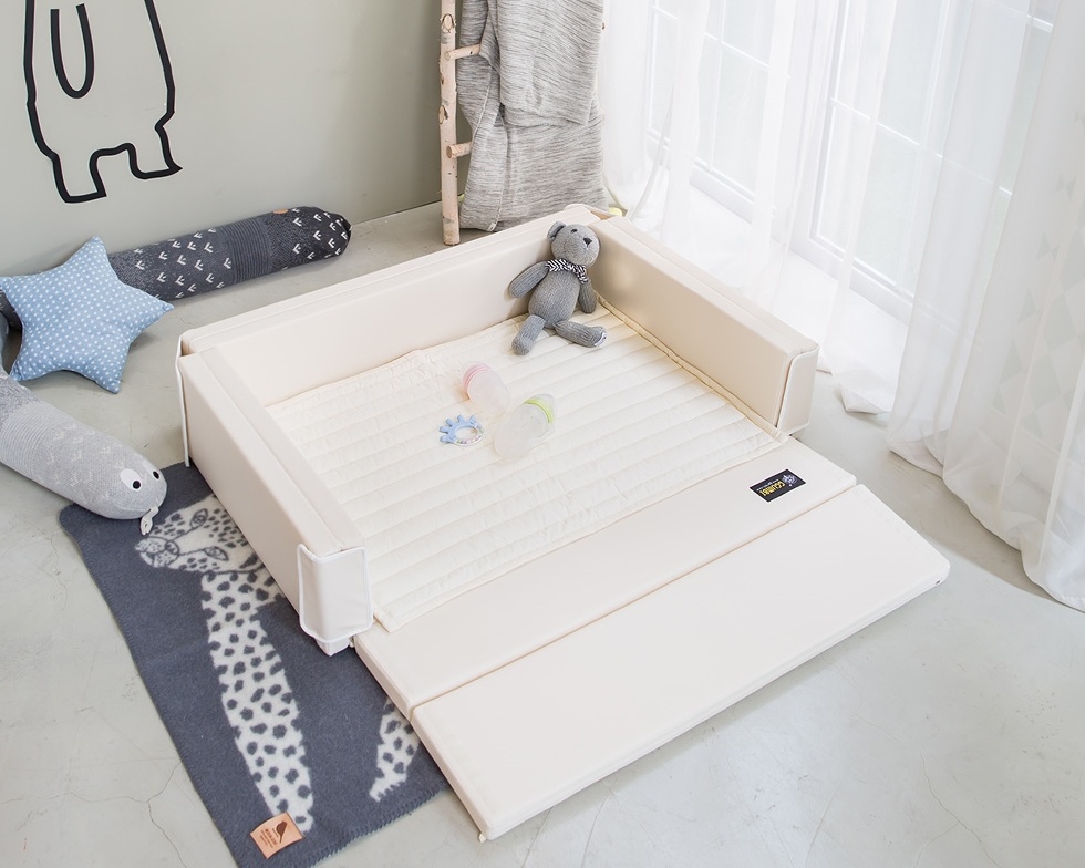 baby mattress with bumper guard