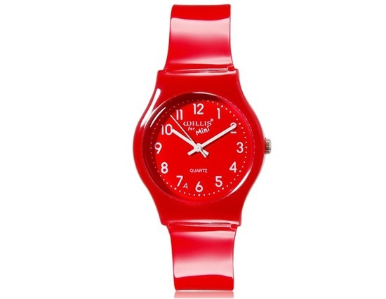 red waterproof watch