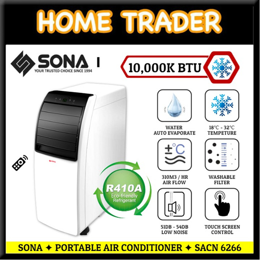 sona sacn6266 portable air con